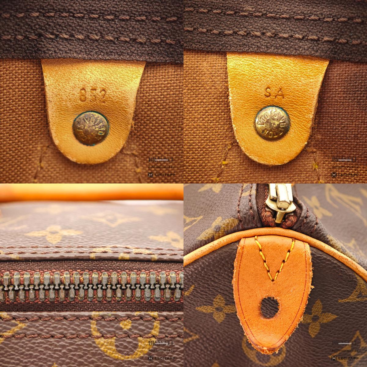 LOUIS VUITTON Speedy 35 Monogram Canvas Brown Hand Bag M41107 【ImportFeeFREE】
