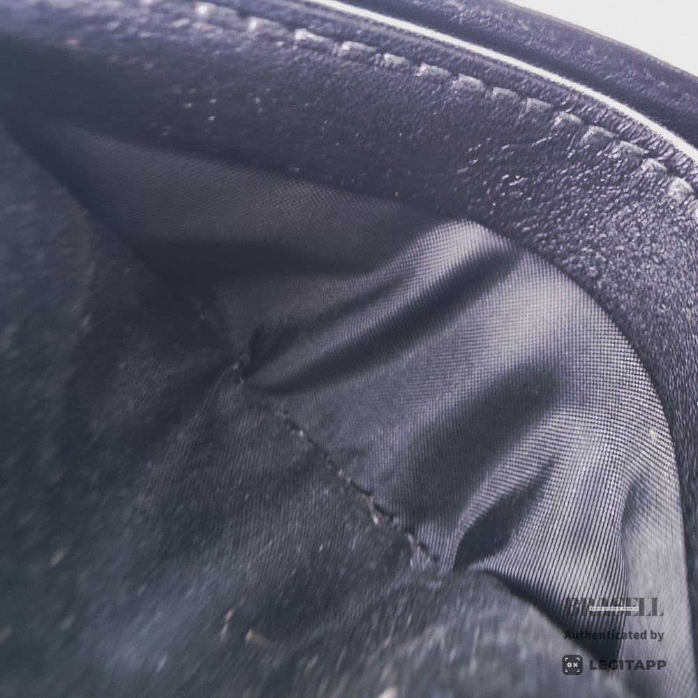 BOTTEGA VENETA Intrecciato Leather Black Bifold Wallet 【ImportFeeFREE】