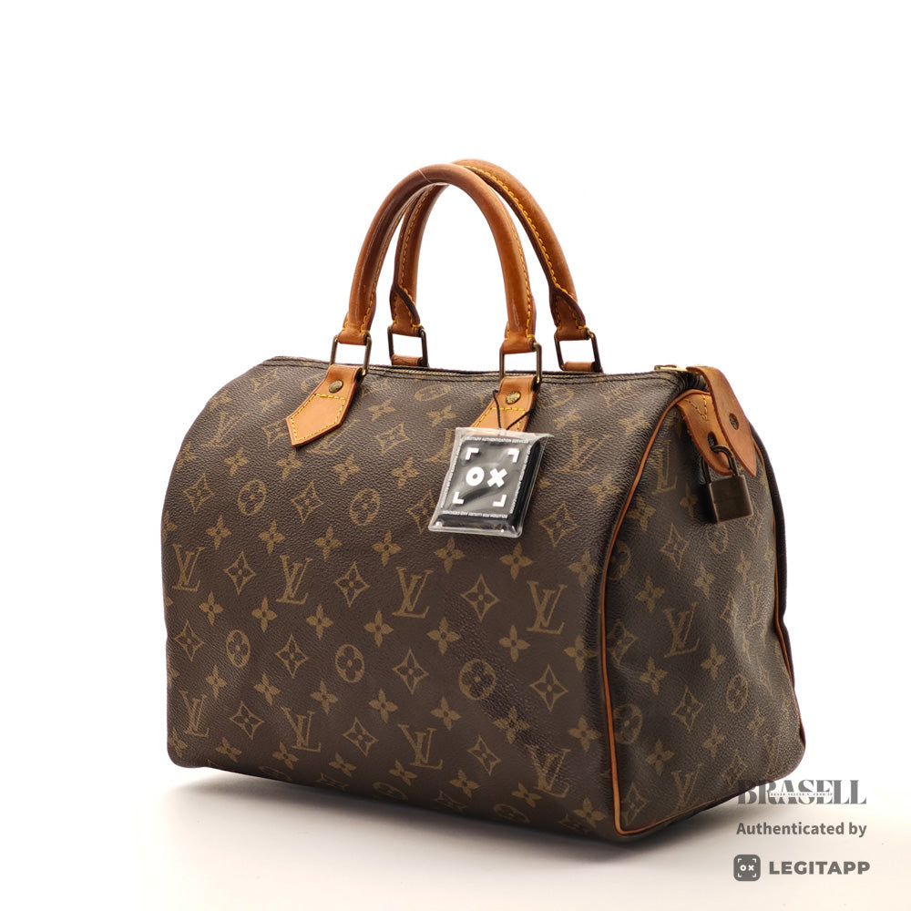 LOUIS VUITTON Speedy 30 Monogram Canvas Brown Hand Bag M41526 【ImportFeeFREE】