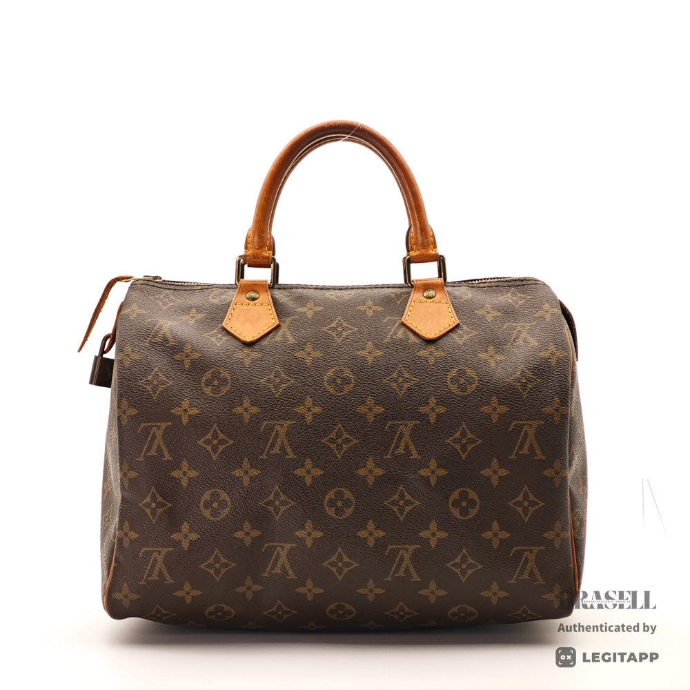 LOUIS VUITTON Speedy 30 Monogram Canvas Brown Hand Bag M41526 【ImportFeeFREE】