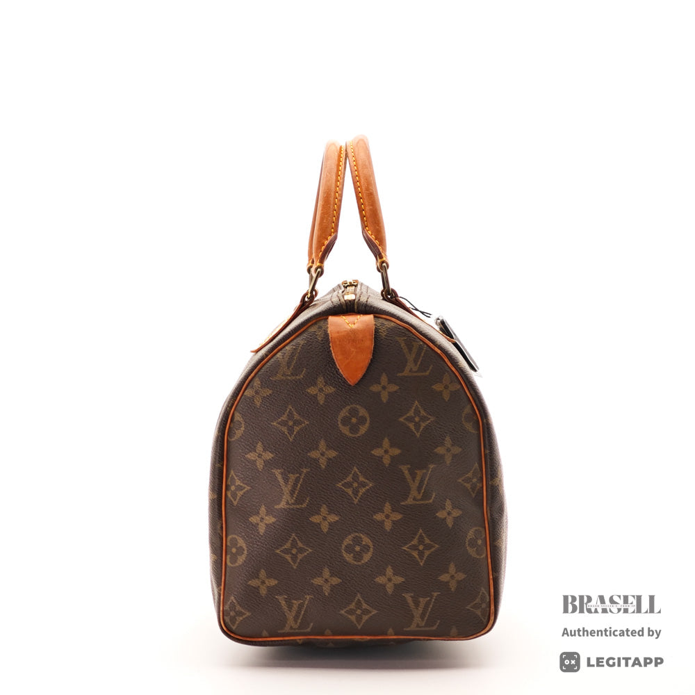 LOUIS VUITTON Speedy 30 Monogram Canvas Brown Hand Bag M41526 【ImportFeeFREE】