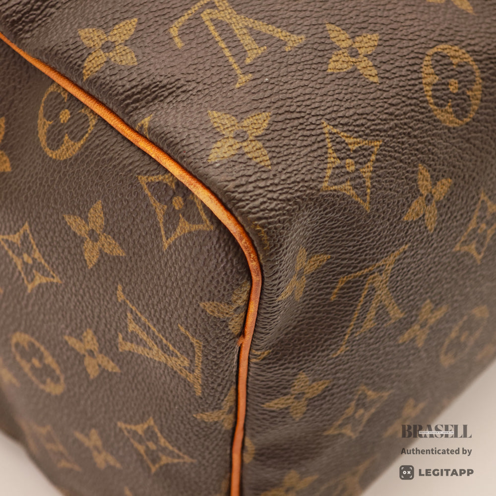LOUIS VUITTON Speedy 30 Monogram Canvas Brown Hand Bag M41526 【ImportFeeFREE】