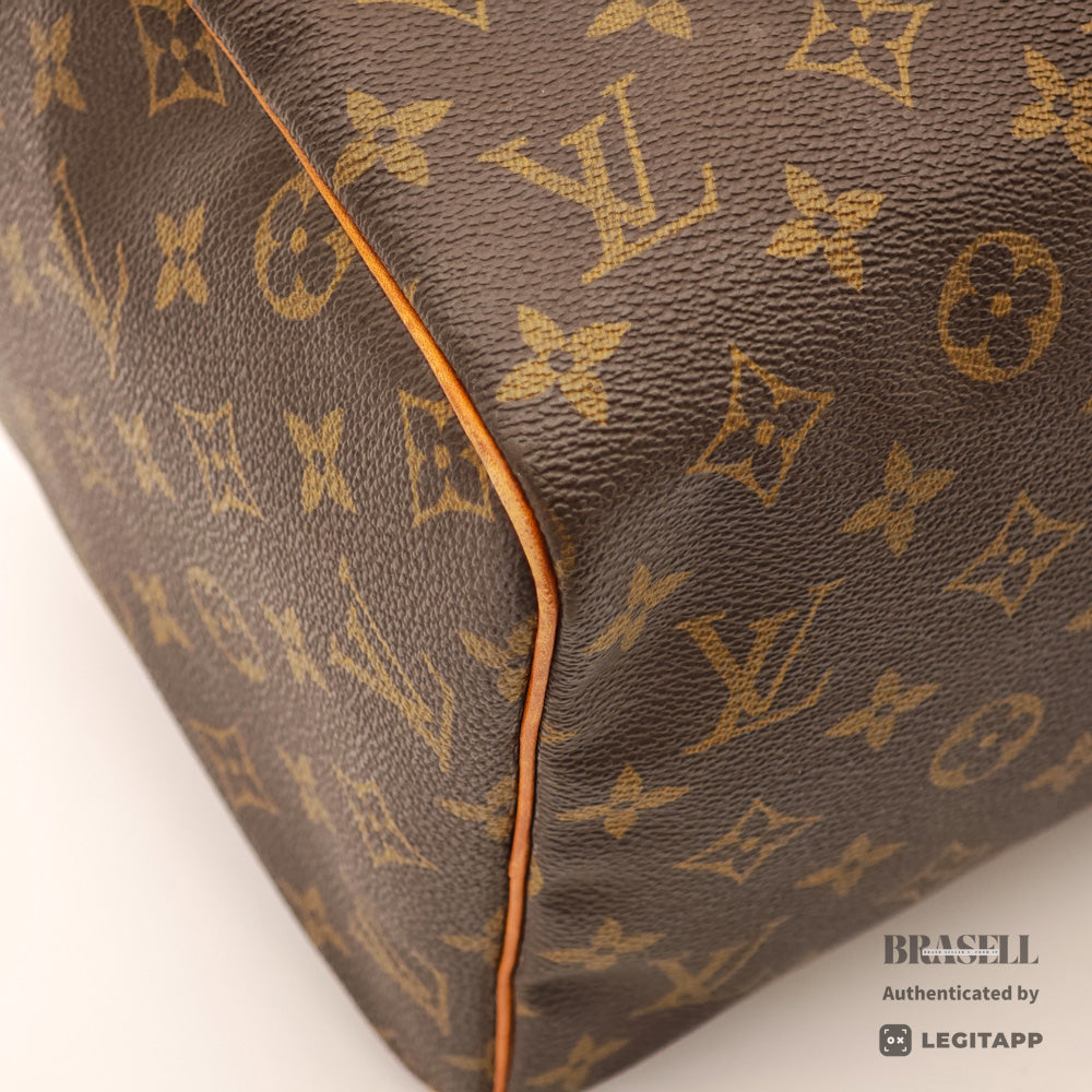LOUIS VUITTON Speedy 30 Monogram Canvas Brown Hand Bag M41526 【ImportFeeFREE】