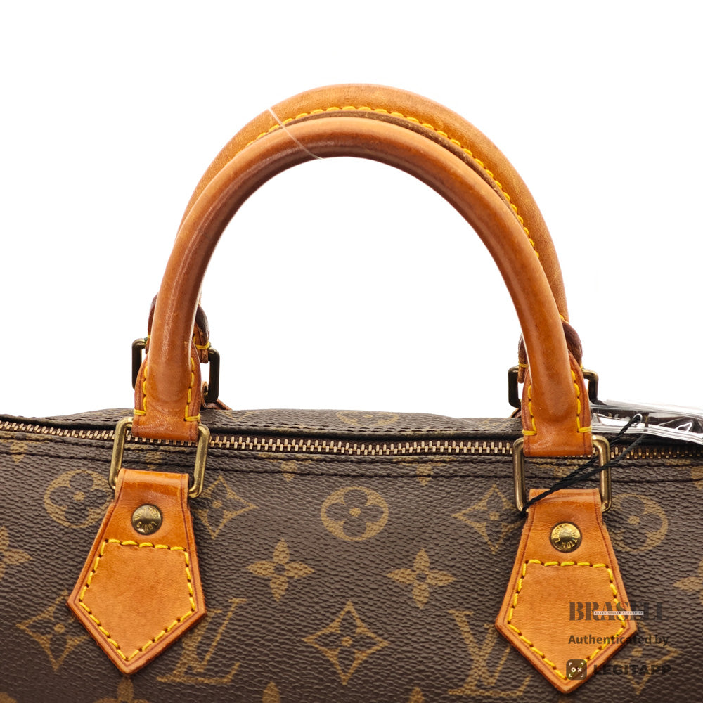 LOUIS VUITTON Speedy 30 Monogram Canvas Brown Hand Bag M41526 【ImportFeeFREE】