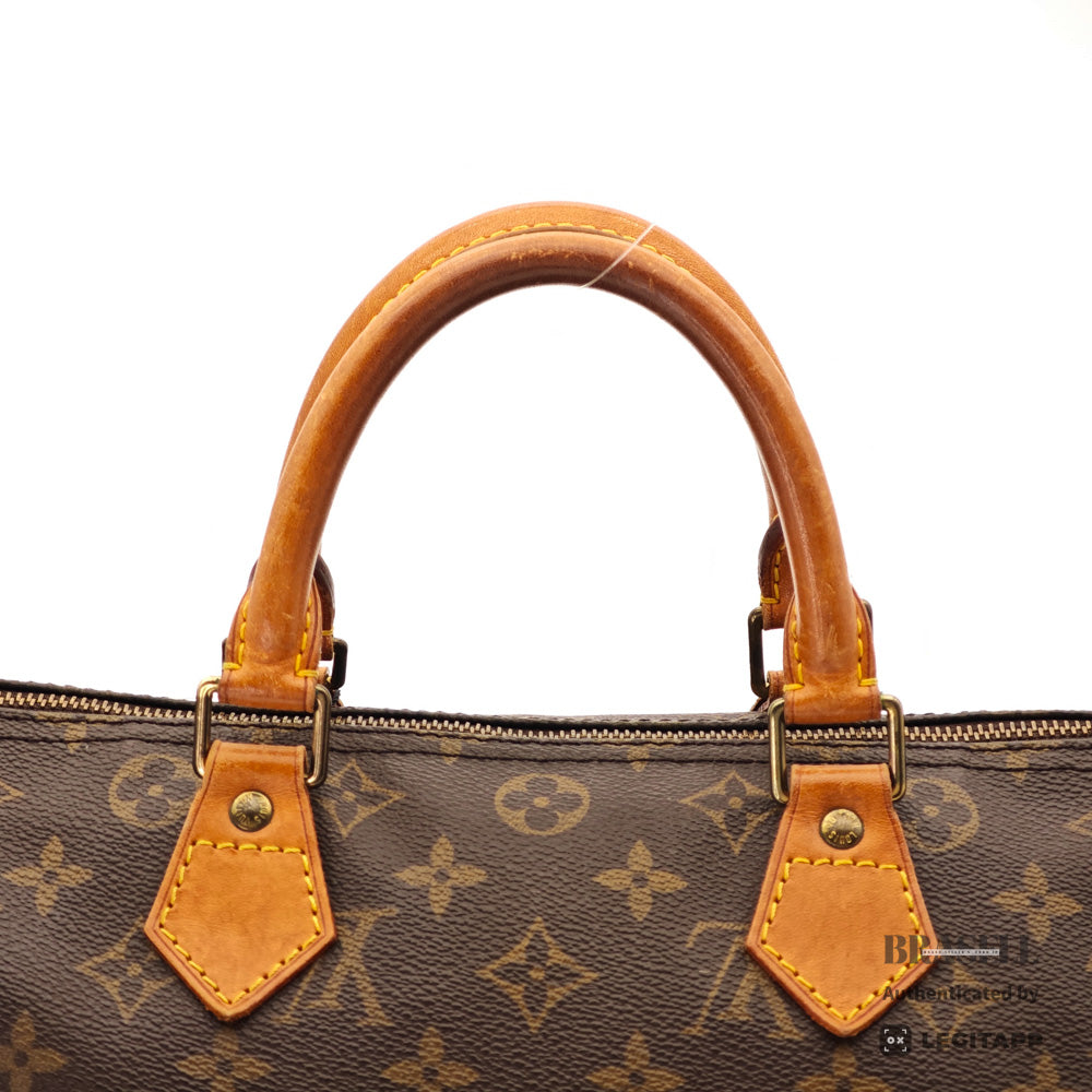 LOUIS VUITTON Speedy 30 Monogram Canvas Brown Hand Bag M41526 【ImportFeeFREE】