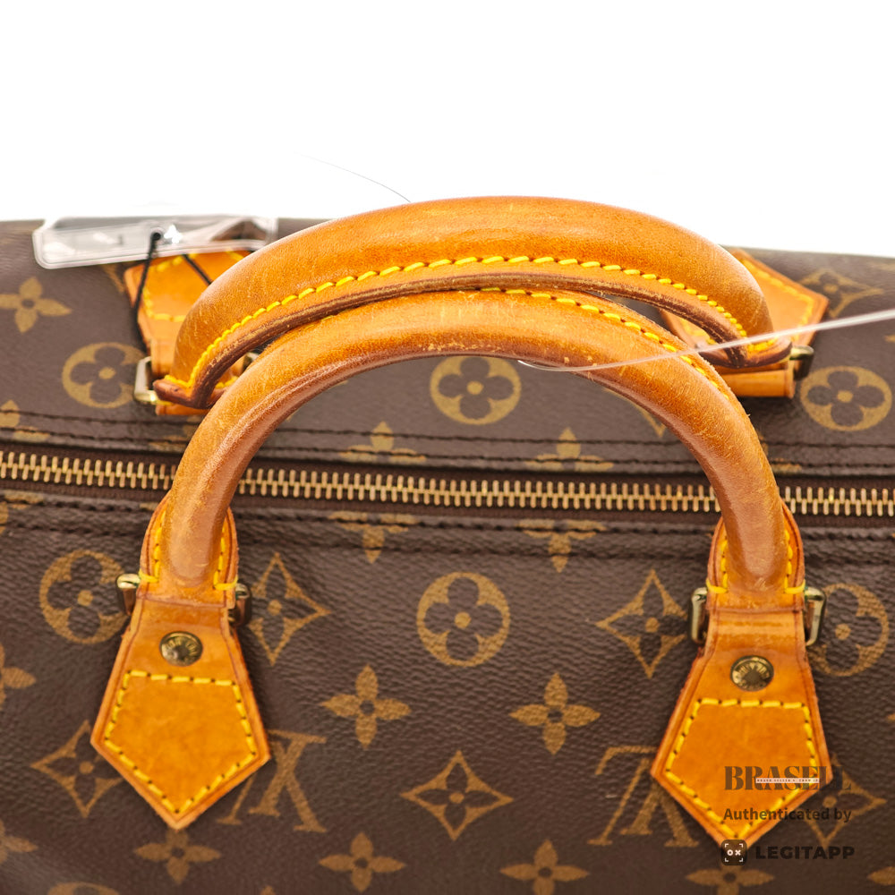 LOUIS VUITTON Speedy 30 Monogram Canvas Brown Hand Bag M41526 【ImportFeeFREE】