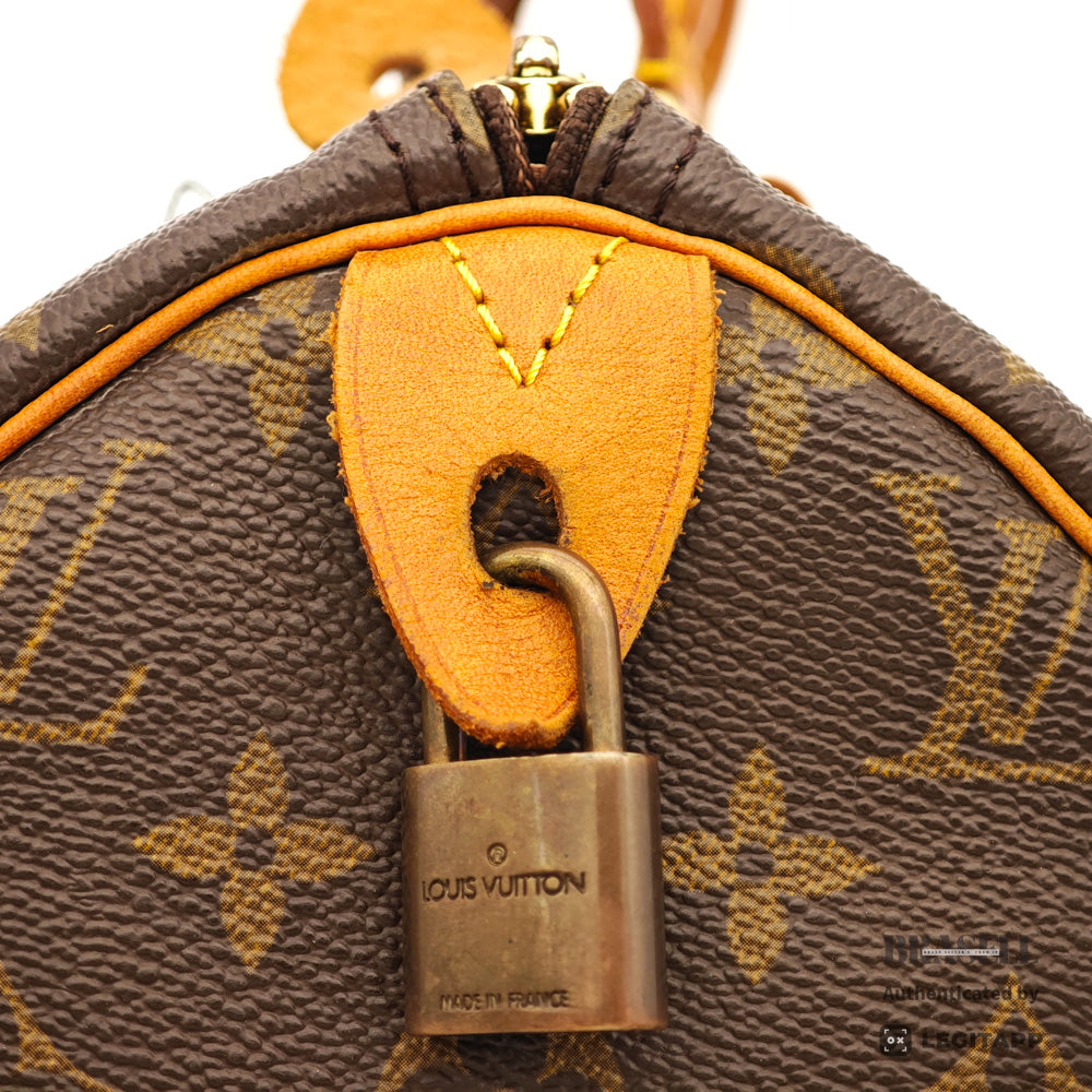 LOUIS VUITTON Speedy 30 Monogram Canvas Brown Hand Bag M41526 【ImportFeeFREE】