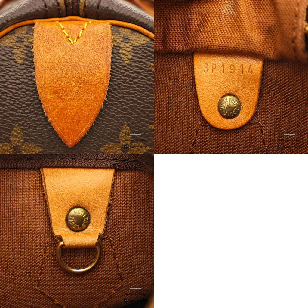 LOUIS VUITTON Speedy 30 Monogram Canvas Brown Hand Bag M41526 【ImportFeeFREE】