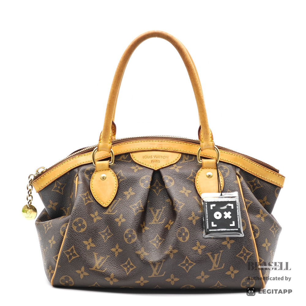 LOUIS VUITTON Tivoli PM Monogram Canvas M40143 Brown Hand Bag 【ImportFeeFREE】