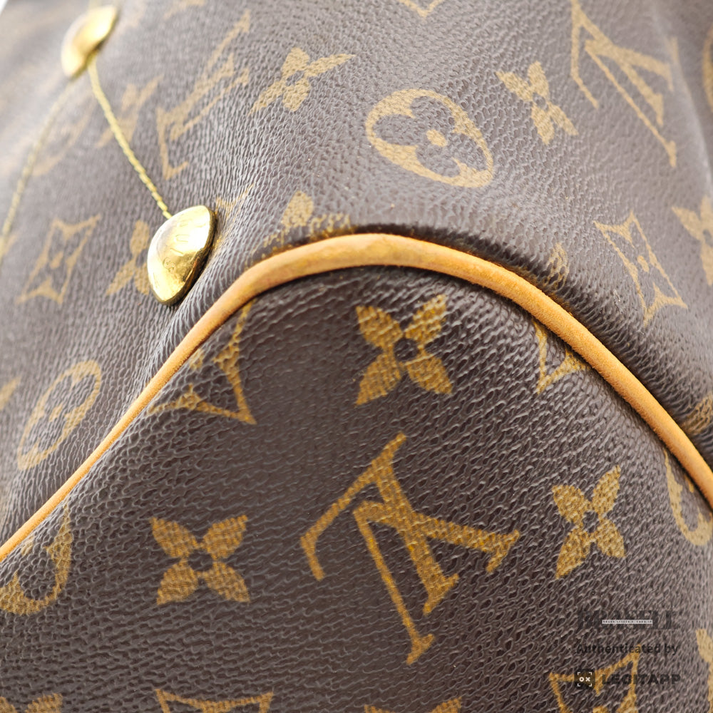 LOUIS VUITTON Tivoli PM Monogram Canvas M40143 Brown Hand Bag 【ImportFeeFREE】