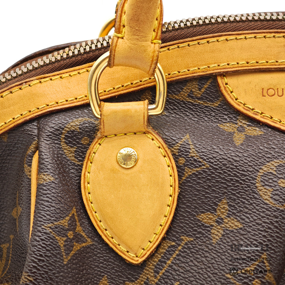 LOUIS VUITTON Tivoli PM Monogram Canvas M40143 Brown Hand Bag 【ImportFeeFREE】