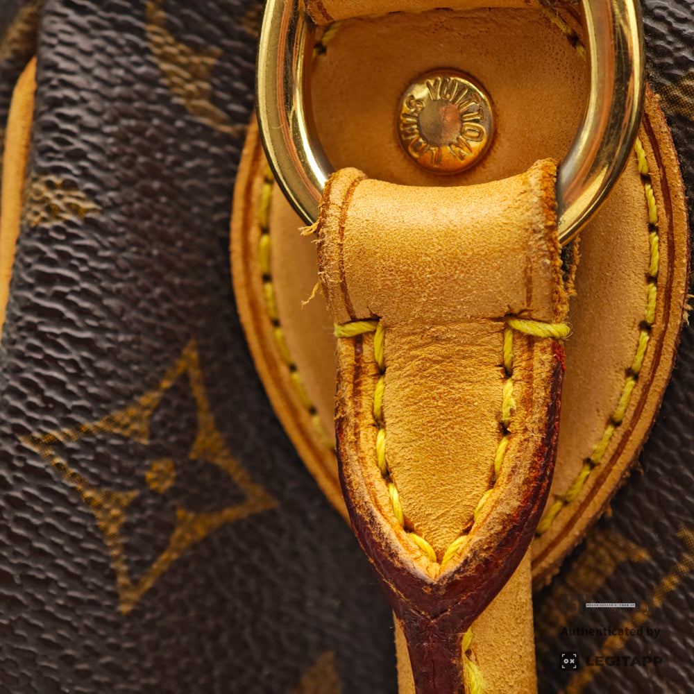 LOUIS VUITTON Tivoli PM Monogram Canvas M40143 Brown Hand Bag 【ImportFeeFREE】