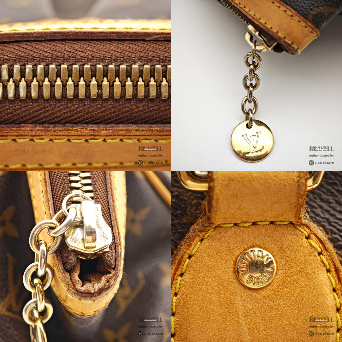 LOUIS VUITTON Tivoli PM Monogram Canvas M40143 Brown Hand Bag 【ImportFeeFREE】