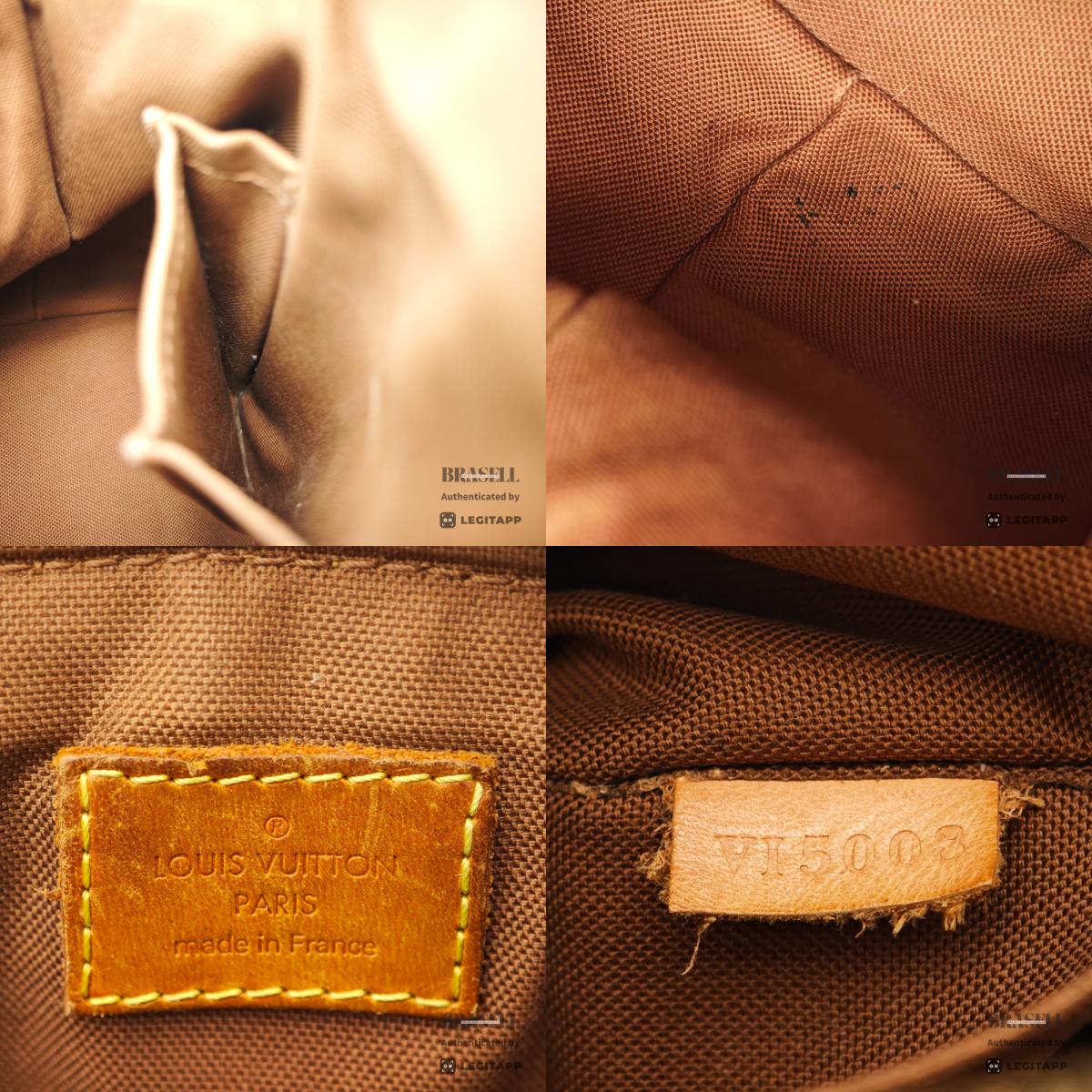 LOUIS VUITTON Tivoli PM Monogram Canvas M40143 Brown Hand Bag 【ImportFeeFREE】