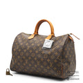 LOUIS VUITTON Speedy 35 Monogram Canvas Brown Hand Bag M41107 【ImportFeeFREE】
