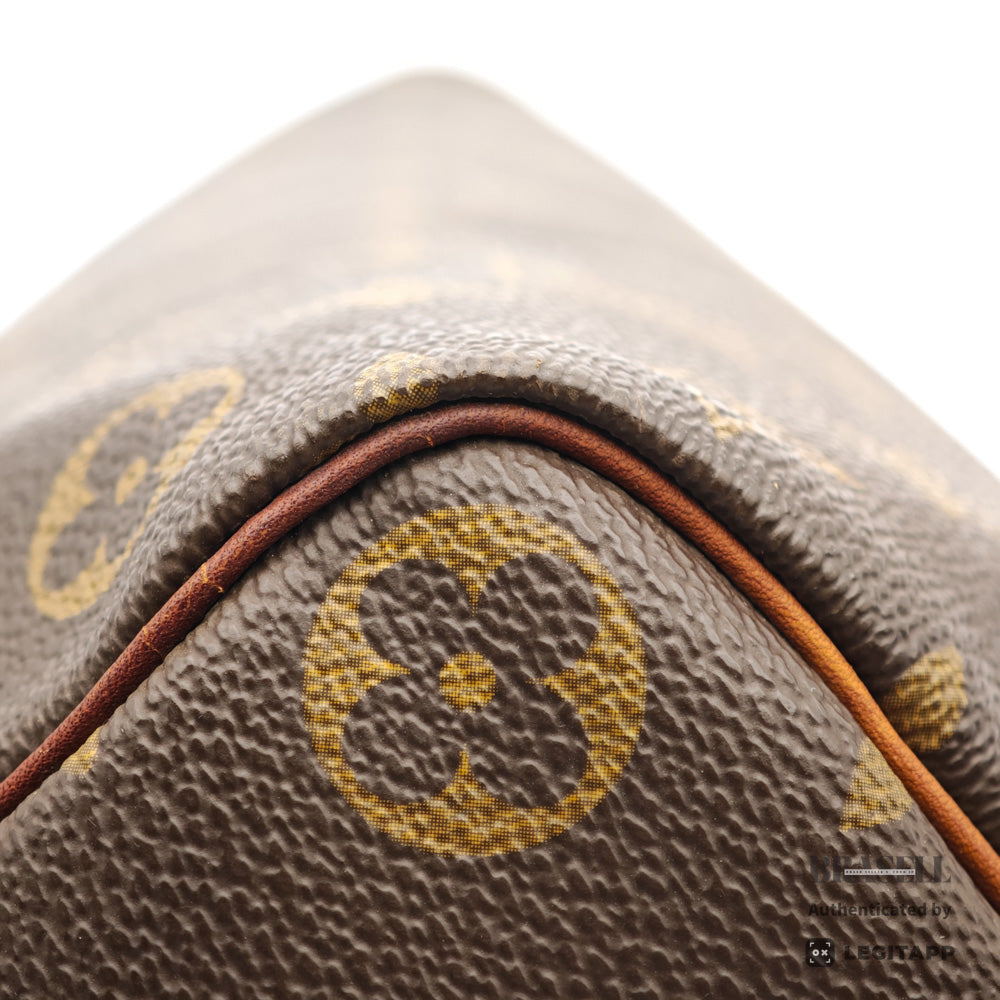 LOUIS VUITTON Speedy 35 Monogram Canvas Brown Hand Bag M41107 【ImportFeeFREE】