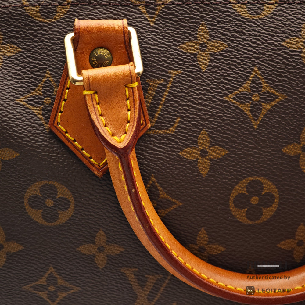 LOUIS VUITTON Speedy 35 Monogram Canvas Brown Hand Bag M41107 【ImportFeeFREE】