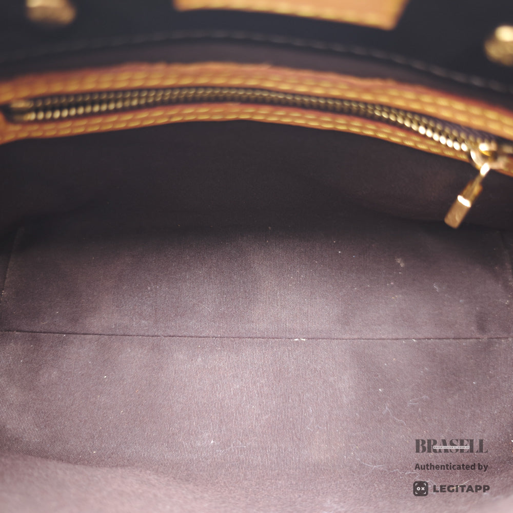 LOUIS VUITTON Reade PM Monogram Vernis Hand Bag M91993 【ImportFeeFREE】