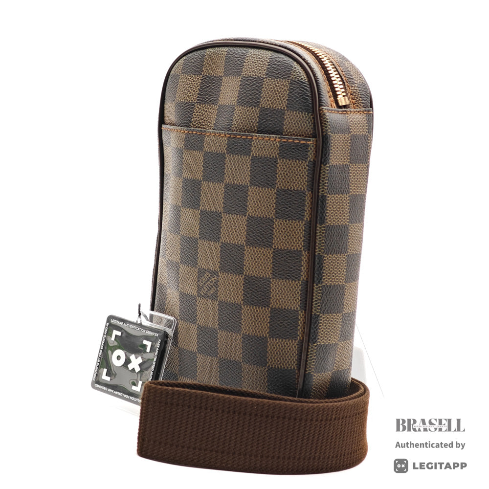LOUIS VUITTON Pochette Gange Damier Ebene N51870 CA4067 【ImportFeeFREE】