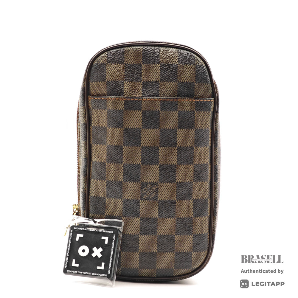 LOUIS VUITTON Pochette Gange Damier Ebene N51870 CA4067 【ImportFeeFREE】