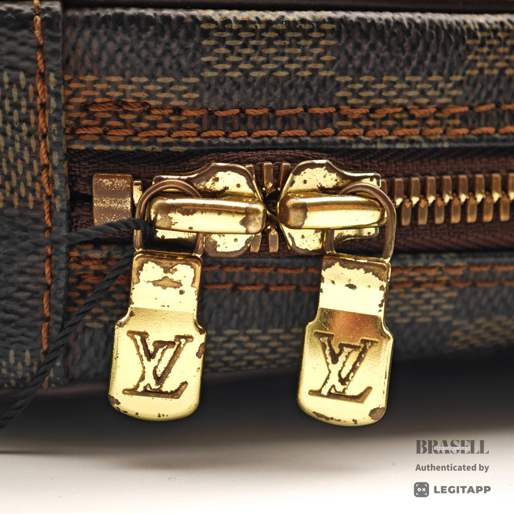 LOUIS VUITTON Pochette Gange Damier Ebene N51870 CA4067 【ImportFeeFREE】